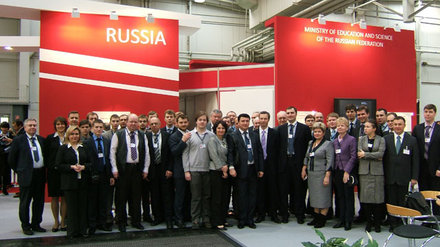 делегации Совета молодых ученых РАН на CeBIT 2011, г. Ганновере, Германия