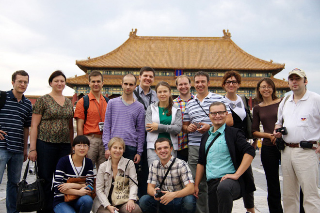 Делегация Совета молодых ученых РАН в Китае, 2012 год